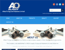 Tablet Screenshot of alfast.co.uk